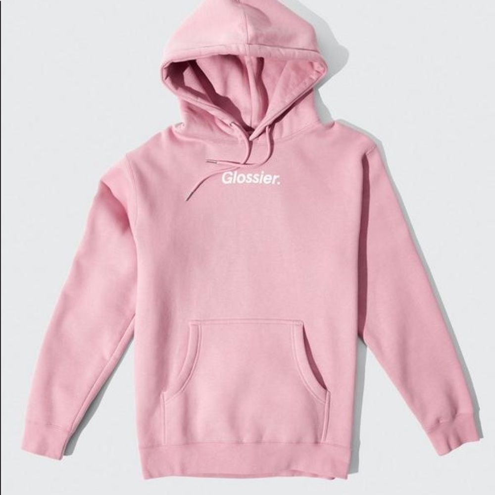 Glossier Pink Hoodie